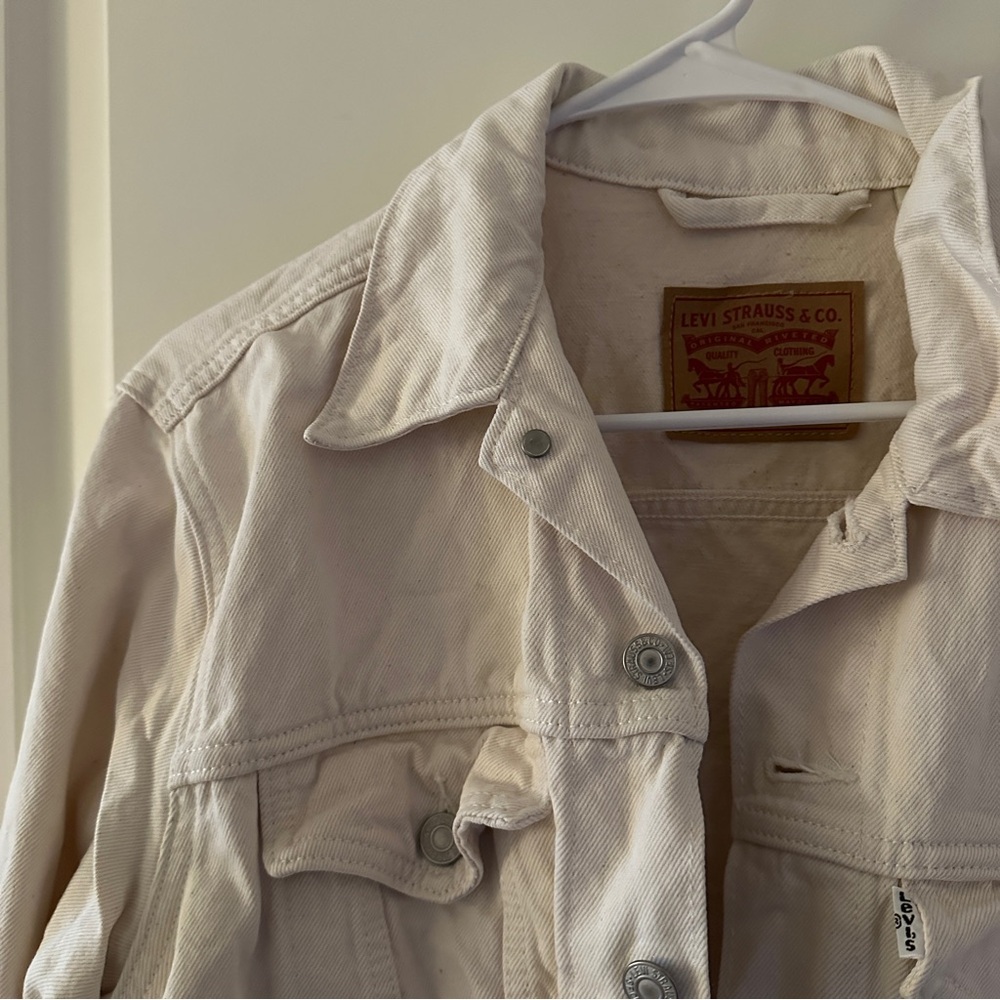 Levi's Cream Jean Jacket